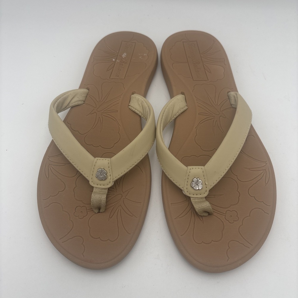 Tommy Bahama Byrne‎ Flip Flop Sandals Comfortable Soft Rubber Women's Size 9